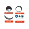 Unpowered Roof Axial Fan, Wall, Battery, Stainless Steel - view 4