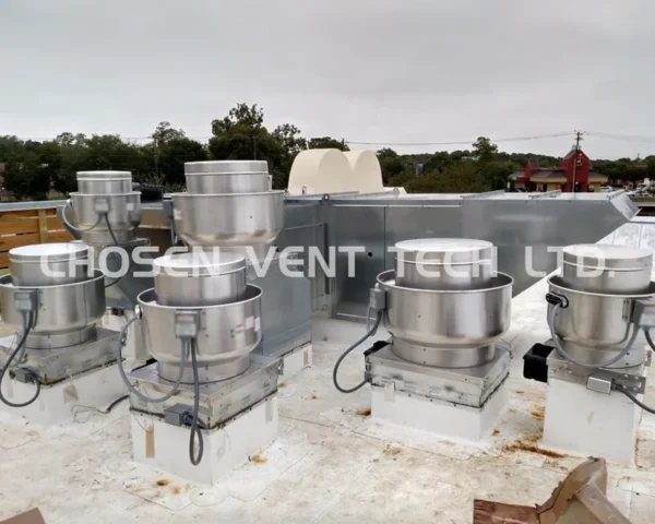 Upblase Exhaust Roof Fan, Electric, Aluminum Alloy - view 2
