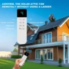 Upblast Roof Exhaust Fan, Waterproof, Solar, Brushless - view 2