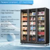 Upright Display Deep Freezer, 220 V, R290 (Propane) - view 3