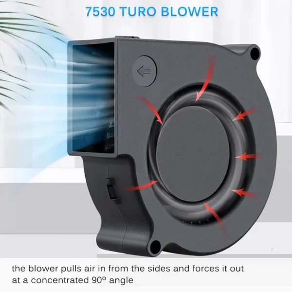Usb Blower, 7530, 75mm, 30mm, 5V - view 3