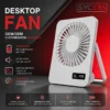 Usb Desk Fan, Portable, 2000mAh