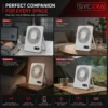 Usb Desk Fan, Portable, 2000mAh - view 3