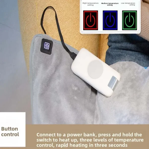 Usb Electric Heating Blanket, Cold Weather - view 3