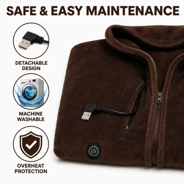 Usb Heating Blanket, 5V, US Plug - view 4