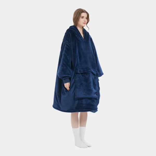Usb Heating Hoodie Blanket, Flannel, JL02 - view 3