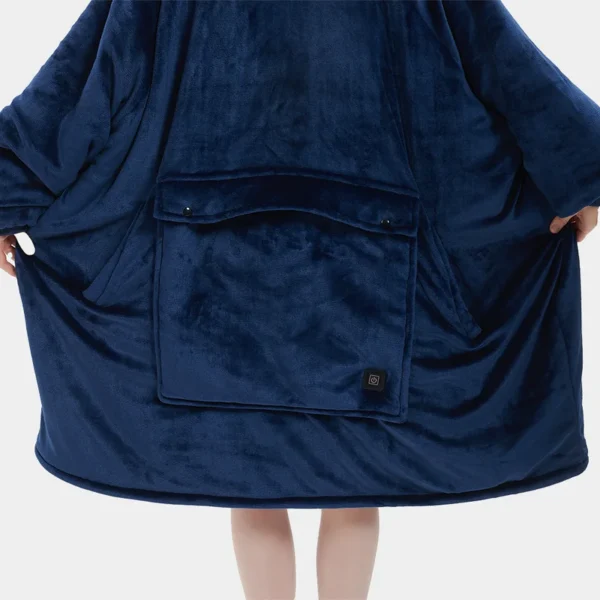 Usb Heating Hoodie Blanket, Flannel, JL02 - view 5