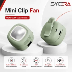 Usb Mini Fan, 6Hrs, Portable, 360°