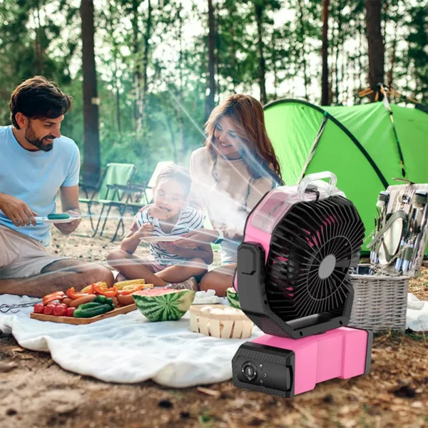 Usb Mini Fan, LED, 20000mAh - view 6