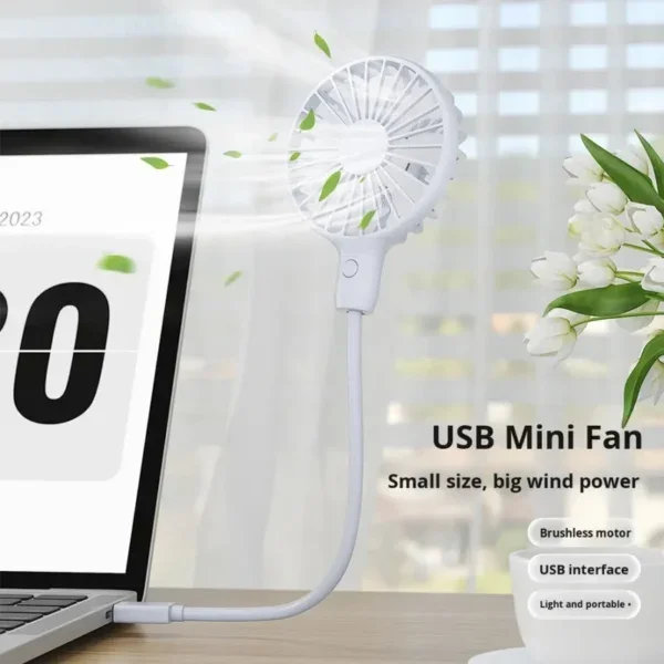 Usb Mini Fan, Plastic, Dc 5v