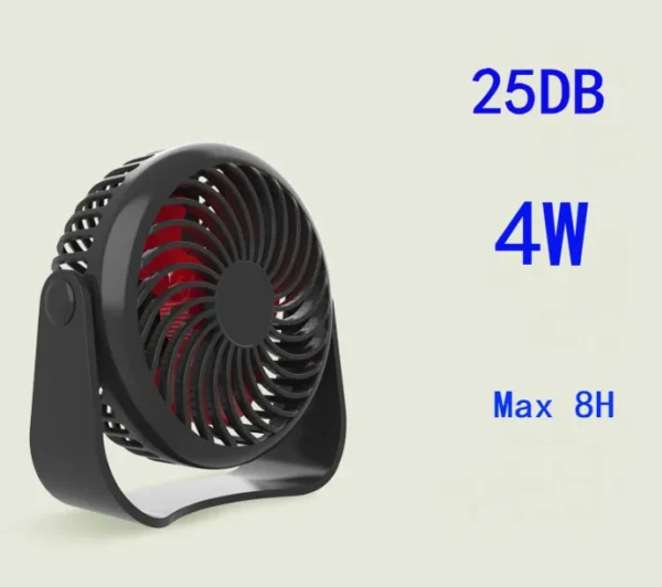 Usb Rechargeable Fan, 360, Portable - view 3