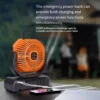 USB Rechargeable Misting Fan Air Cooler with Remote Control 3-Hole Spray Brushless Motor f - view 2