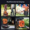 USB Rechargeable Misting Fan Air Cooler with Remote Control 3-Hole Spray Brushless Motor f - view 3