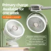 Usb Small Fan, LED, Portable - view 3