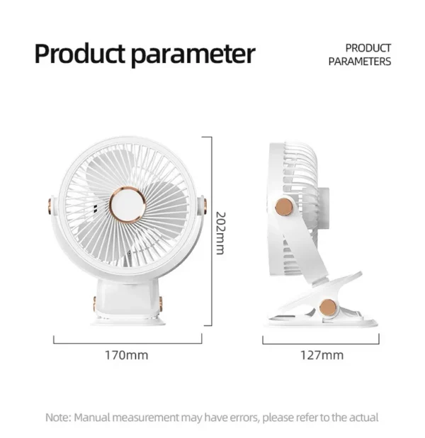 Usb Small Fan, LED, Portable - view 6