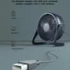Usb Small Fan, USB+ Battery, Plastic - view 2