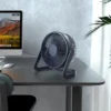 Usb Small Fan, USB+ Battery, Plastic - view 5