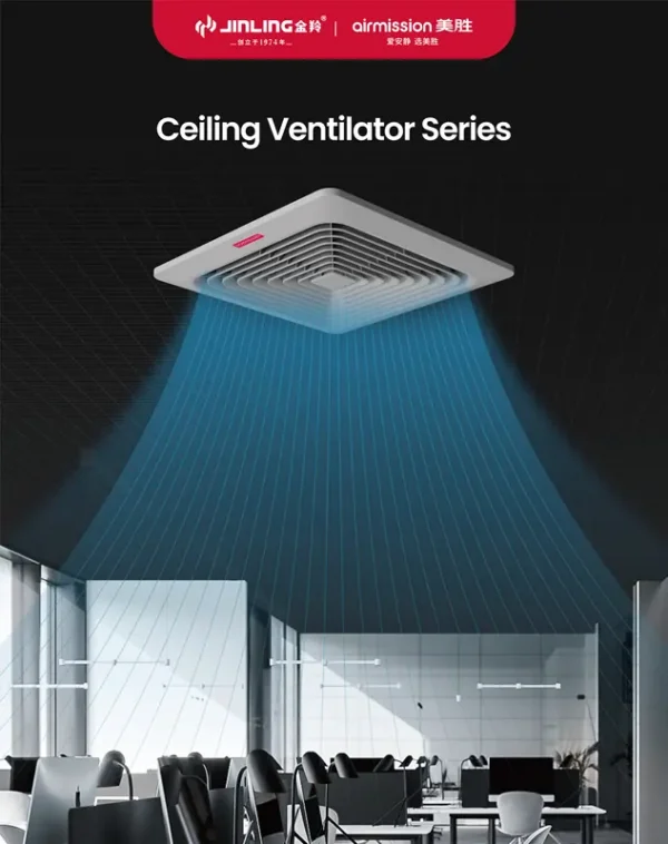 Use Air Ventilation Fan, ABS, Ceiling - view 5