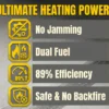 Use Intelligent Pellet Stove, Steel, Pellet Fireplaces - view 5