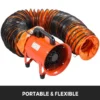 Utility Blower, 25ft, PVC, HVAC - view 3