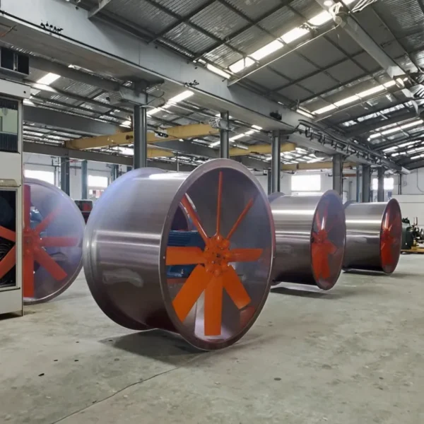 Vane Axial Duct Fan, 500mm, Stainless, Steel, Aluminum - view 2