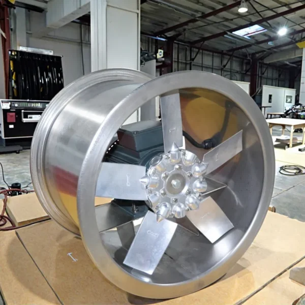 Vane Axial Duct Fan, 500mm, Stainless, Steel, Aluminum - view 3