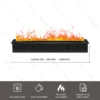 Vapor Steam Mist Fireplace, CRUISE, 3d, 600mm - view 5