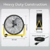 Velocity Industrial Drum Fan, 7700, CFM, 3-Speed, 360 - view 2