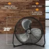 Velocity Large Industrial Fan, 8-24, 3-Speed