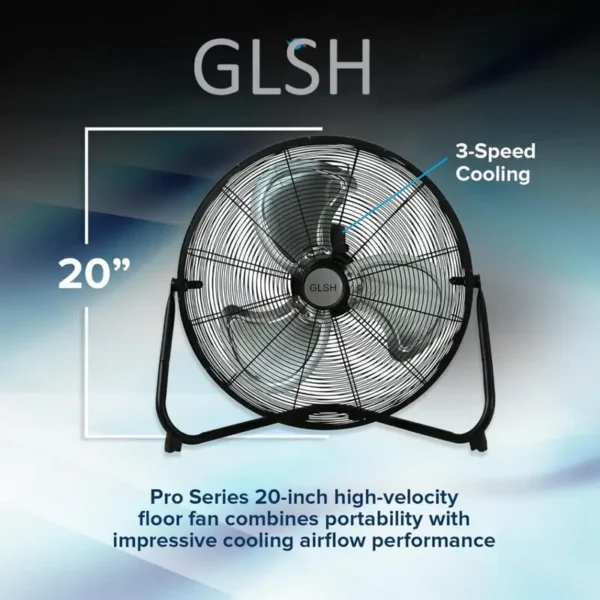Velocity Large Industrial Fan, 8-24, 3-Speed - view 2