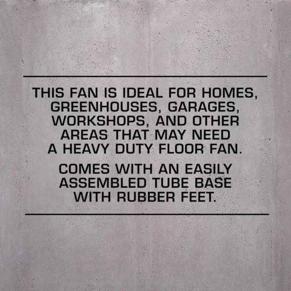 Velocity Large Industrial Fan, 8-24, 3-Speed - view 4