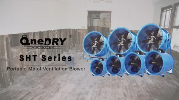 Velocity Portable Air Blower, ONEDRY, SHT-25, Axial - view 4