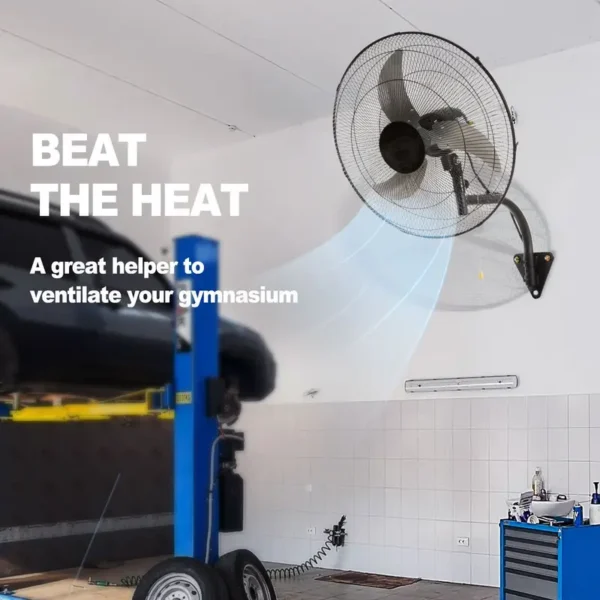 Velocity Wall Mount Fan, 18-Inch, 4000, CFM - view 3