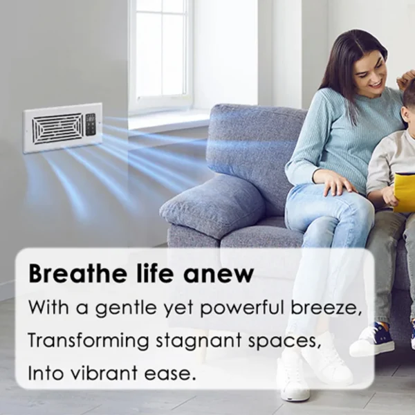 Vent Blower, 4x10, Electric, Plastic - view 2