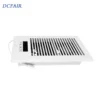 Vent Booster Fan, 4", 10", Plastic, 120