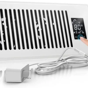 Vent Booster Register Fan, 4"x10", PLC, 110 V