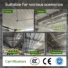 Vent Hvls Fan, 8FT/10FT/16FT/20/24FT, Ceiling - view 4
