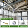 Vent Hvls Fan, 8FT/10FT/16FT/20/24FT, Ceiling - view 5