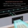 Vent Register Booster Fan, Plastic + Metal - view 5