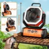 Ventilador Camping Fan, F6, 20000mAh, Portable, LED