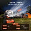 Ventilador Camping Fan, F6, 20000mAh, Portable, LED - view 4