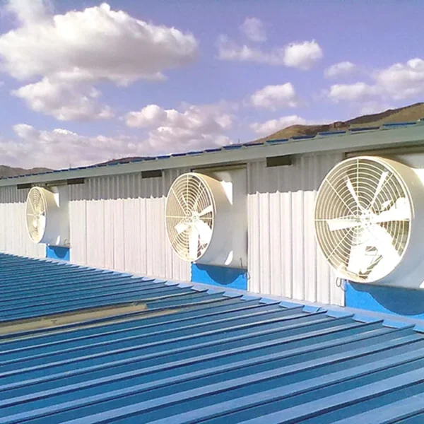 Ventilating Factory Exhaust Fan, Wall, FRP - view 5