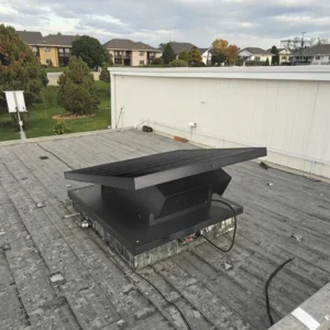Ventilation Attic Exhaust Fan, Solar, Roof, 25W, 12V