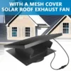 Ventilation Attic Exhaust Fan, Solar, Roof, 25W, 12V - view 2