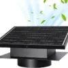 Ventilation Attic Exhaust Fan, Solar, Roof, 25W, 12V - view 4