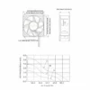 Ventilation Axial Cooling Fan, EC9238, 200mm, 830CFM, 110V - view 3