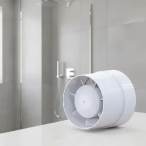 Ventilation Bathroom Exhaust Fan, PVC, 100%, Copper
