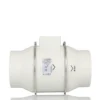 Ventilation Circular Duct Fan, Axial, 240V, Plastic - view 3