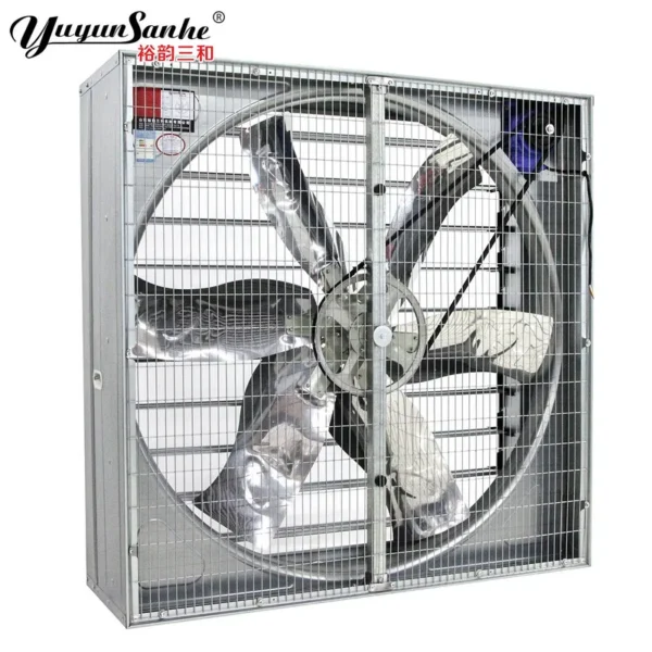 Ventilation Cooling Exhaust Fan, DJF-1380, 1380mm, 3Phase - view 2