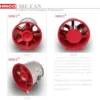 Ventilation Duct Axial Fan, HTF, ATEX, Stainless, Steel - view 3